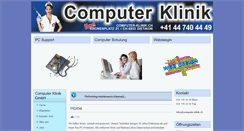 Desktop Screenshot of computer-klinik.ch